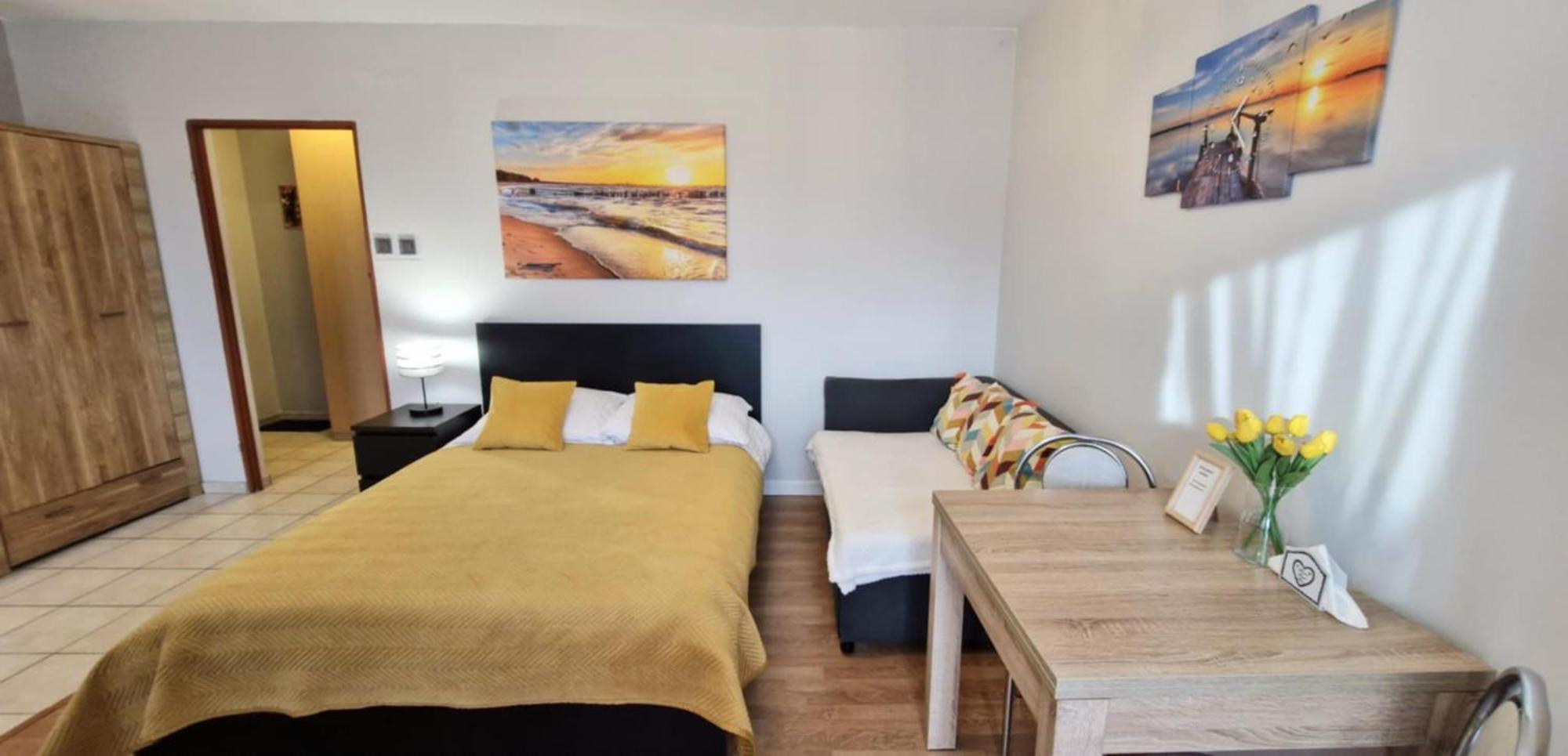 Cozy Modern Apartment Sunrise Studio 35M2 Balcony 3 Persons Краков Экстерьер фото