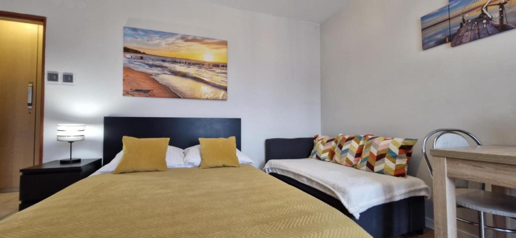 Cozy Modern Apartment Sunrise Studio 35M2 Balcony 3 Persons Краков Экстерьер фото